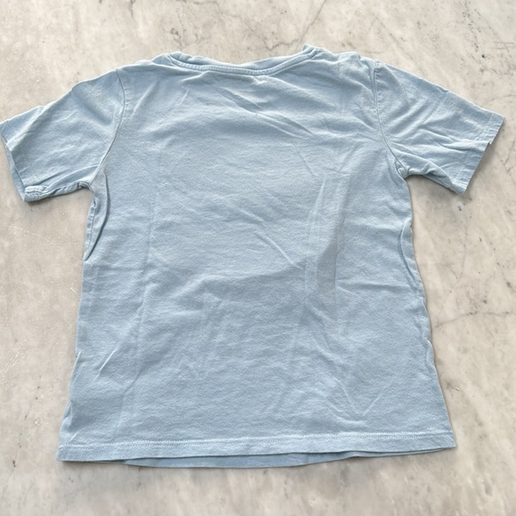 H&M Kids Light Blue Roooar Cotton SS Tee with Dinosaur Decoration - Picture 6 of 7
